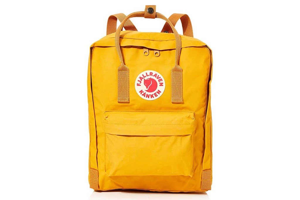 Yellow backpack